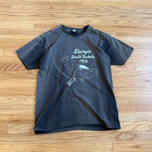 Vintage 1990's Thrashed Sturgis Sun Faded T-Shirt